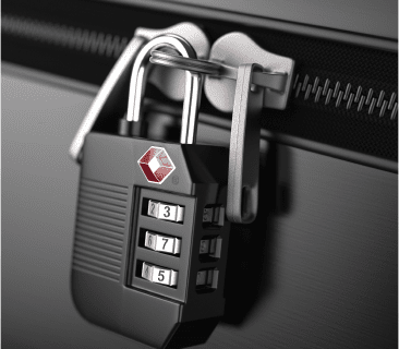 Travel sentry luggage lock sale